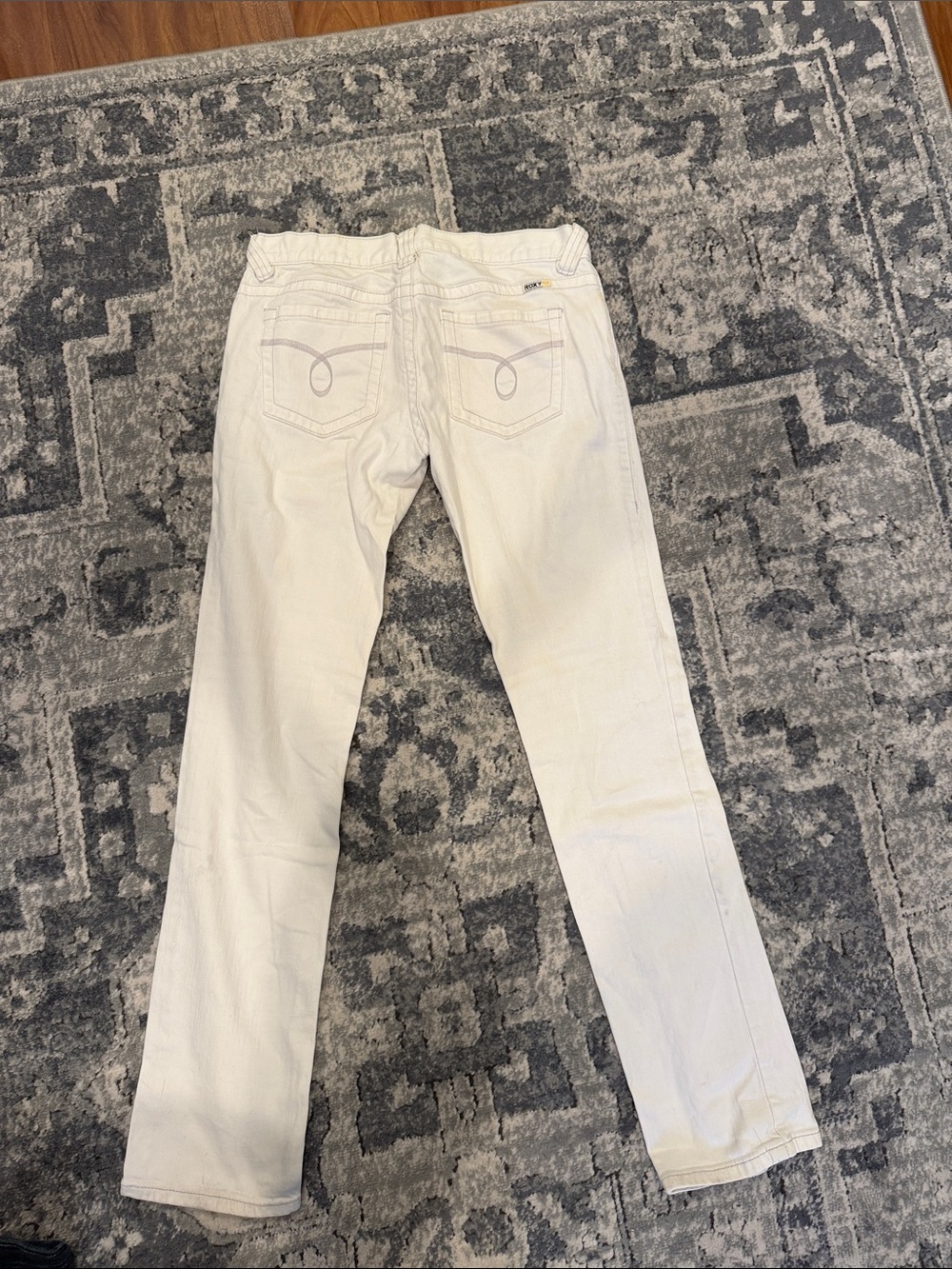 White Roxy jeans